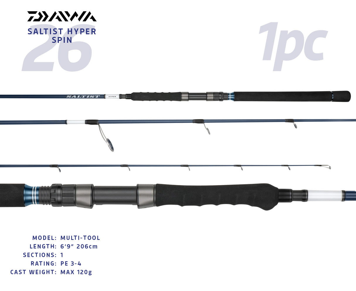 Daiwa 26 Saltist Hyper Spin Rods