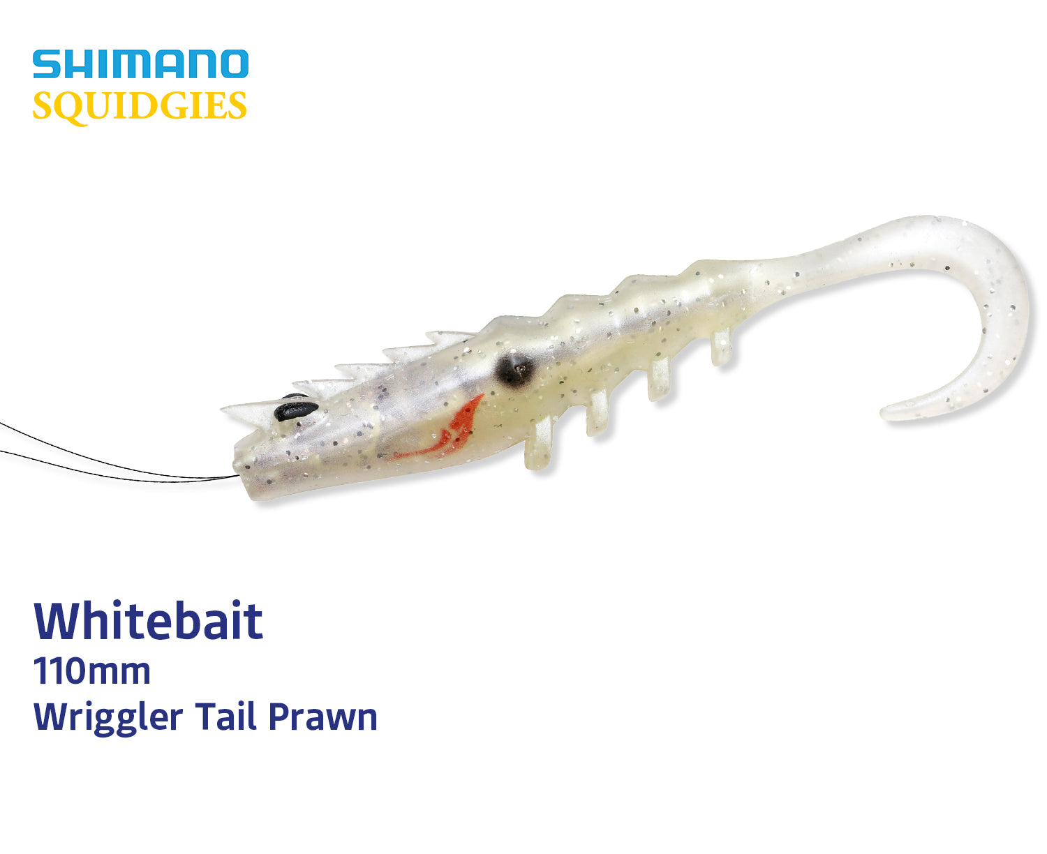 Squidgies Prawn Wriggler Tail 110mm