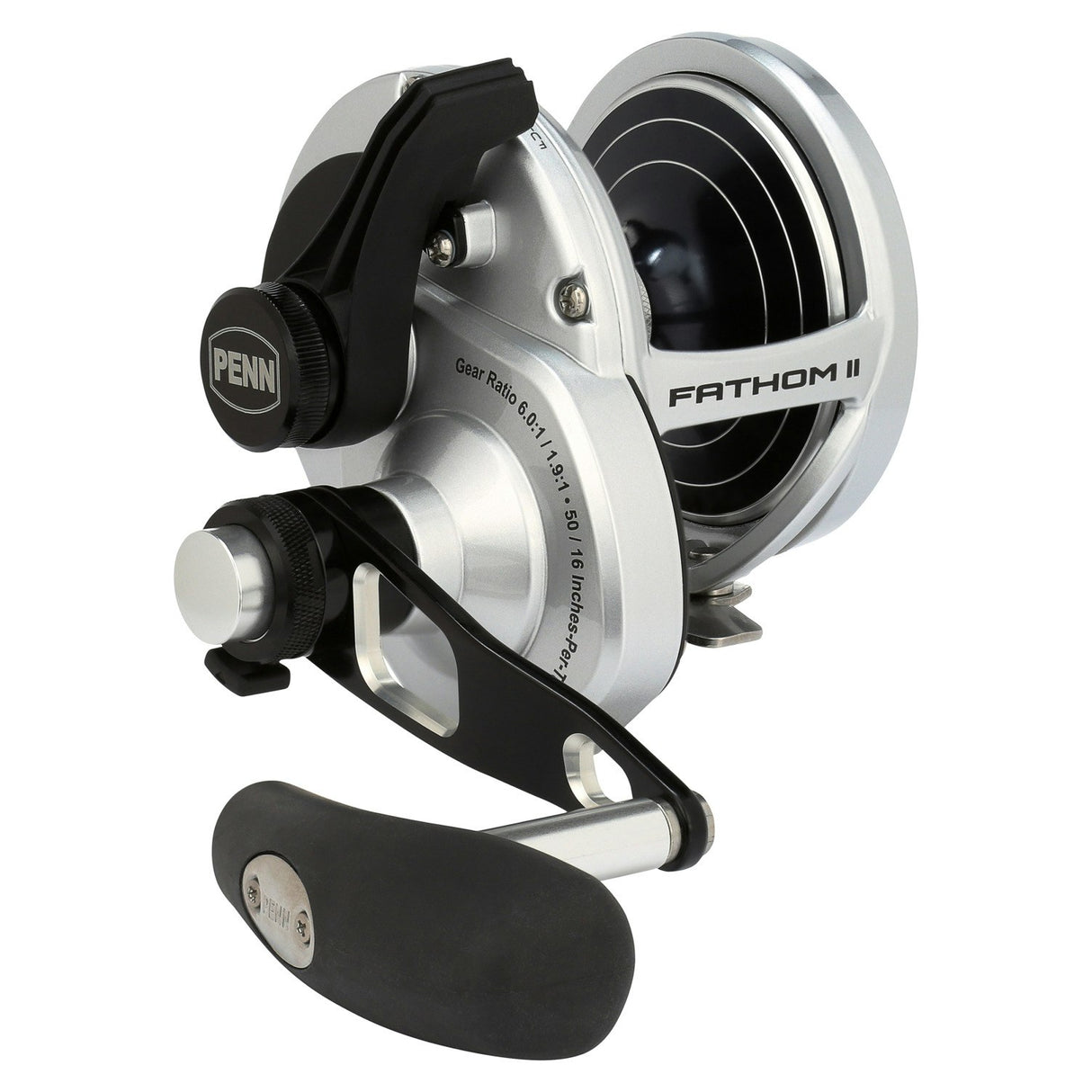PENN Fathom II Lever Drag 2 Speed Overhead Reel