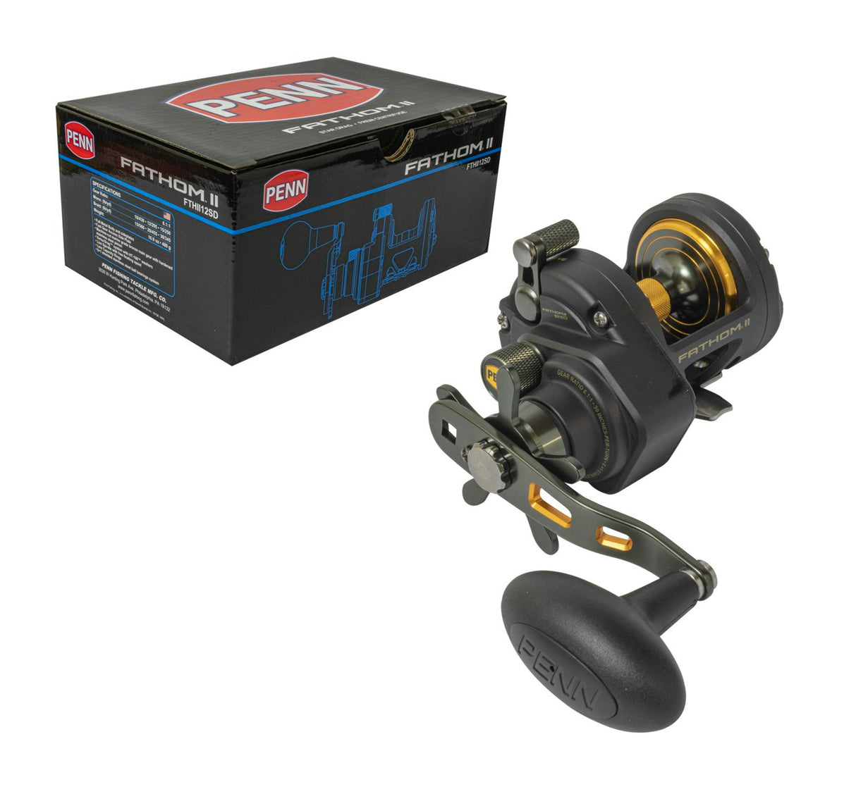 PENN Fathom II Star Drag Overhead Reel