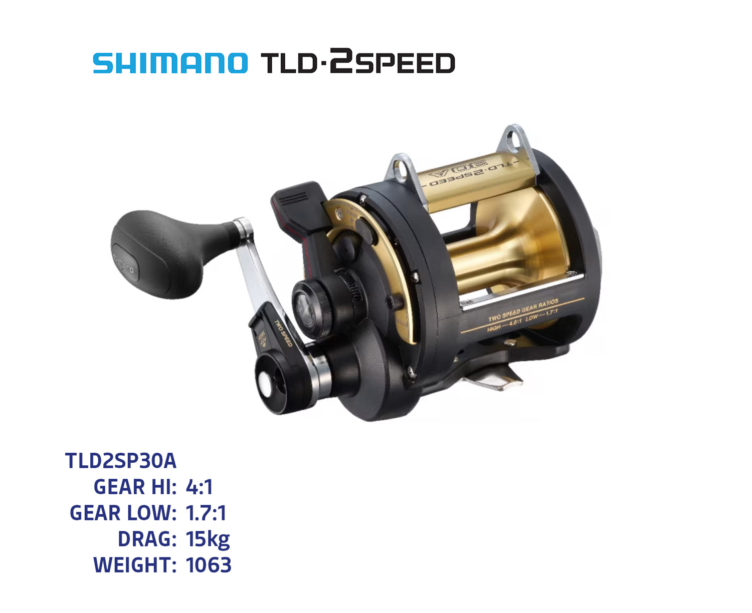 Shimano TLD 2 Speed Reel – Tackle World