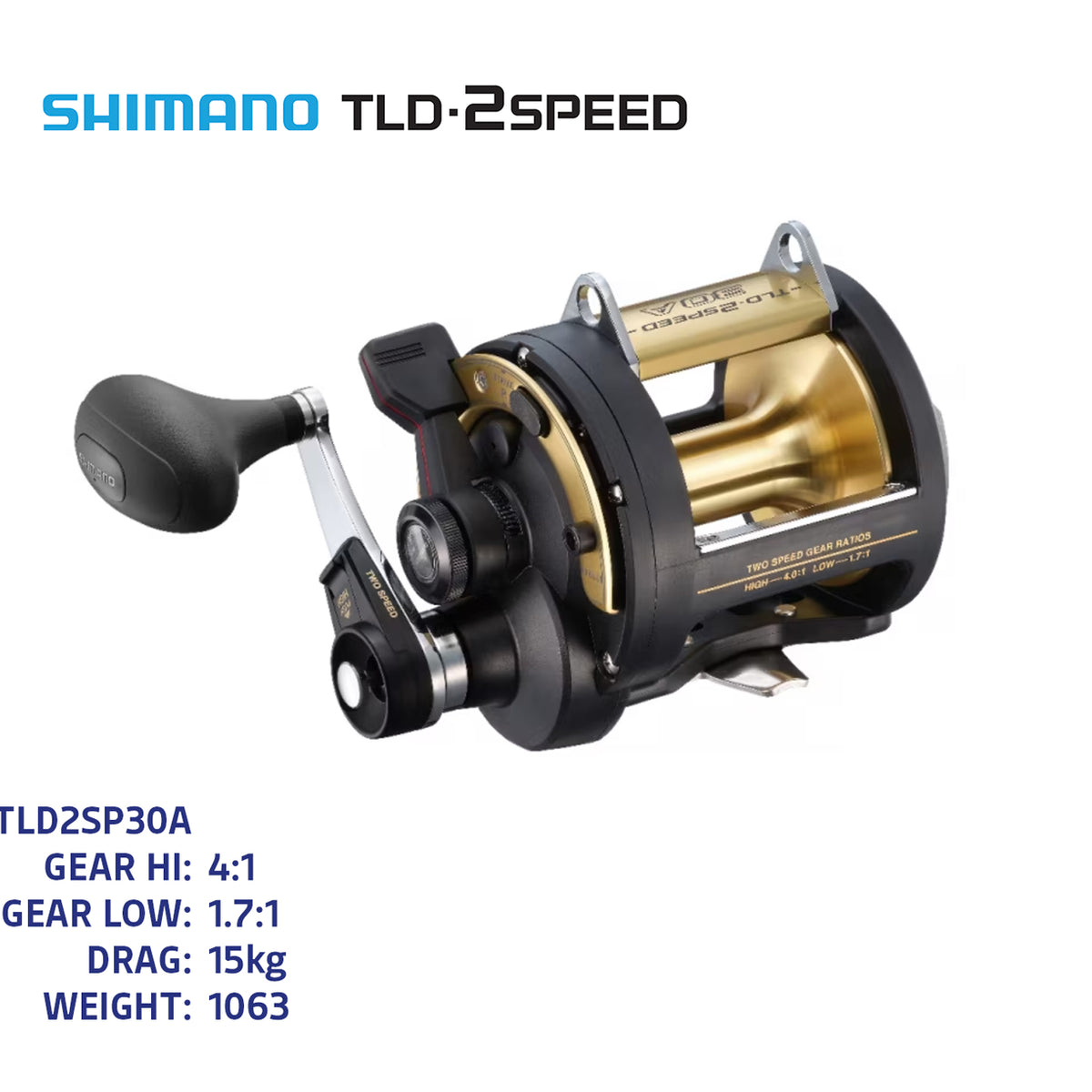 Shimano TLD 2 Speed Reel