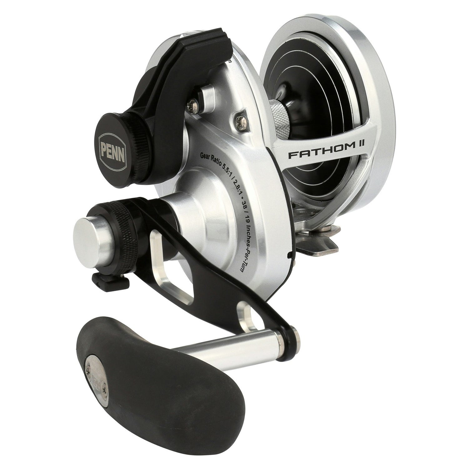 PENN Fathom II Lever Drag 2 Speed Overhead Reel