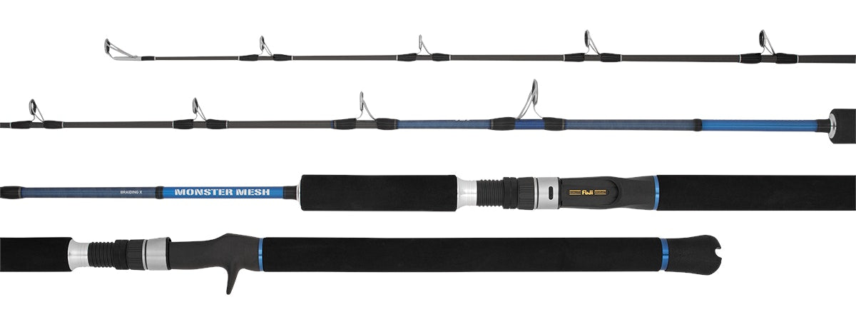 Daiwa 21 Monster Mesh Overhead Fishing Rods