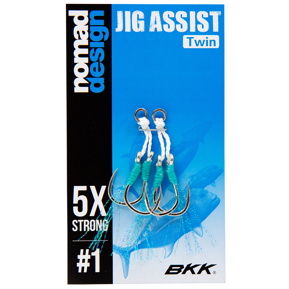 Nomad Design Jig Assist Hooks - Blue - #1 Twin