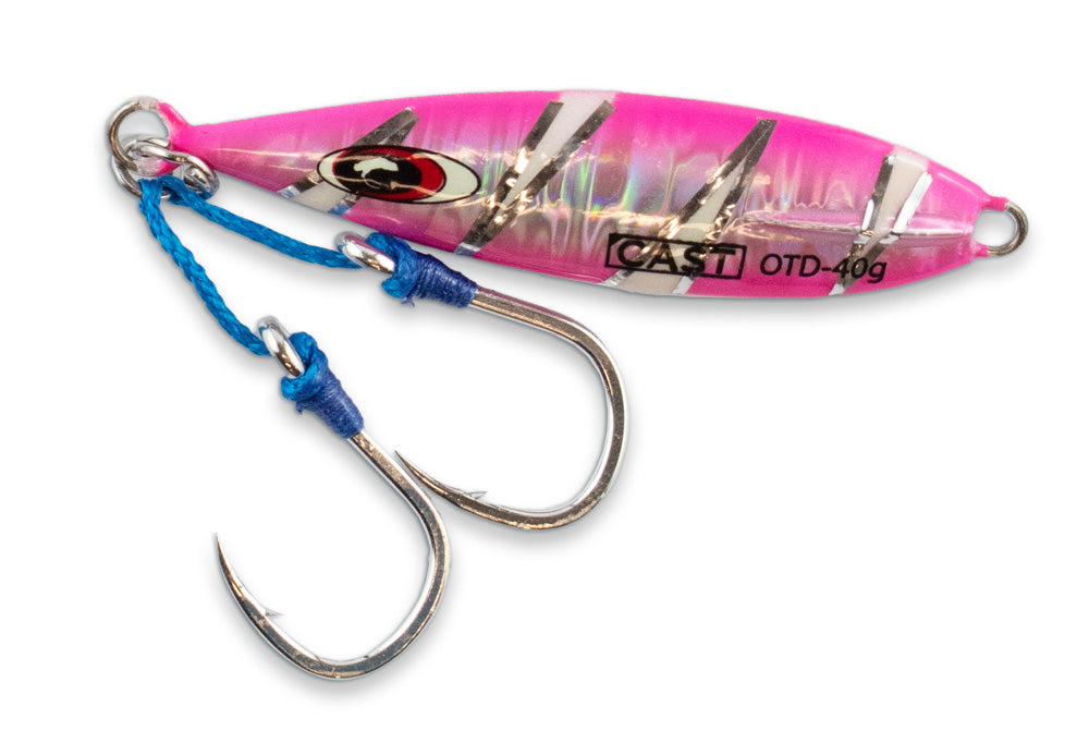 On The Drop - slow pitch jig Double Assist