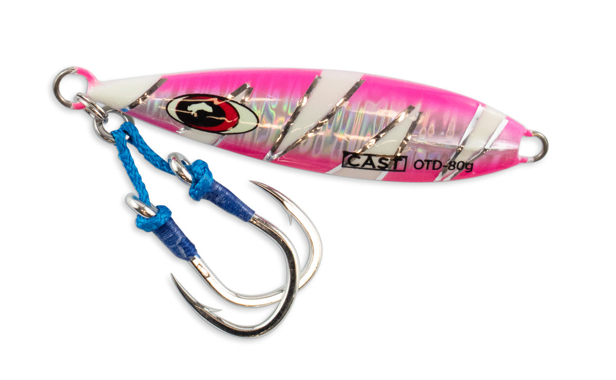 On The Drop - slow pitch jig Double Assist