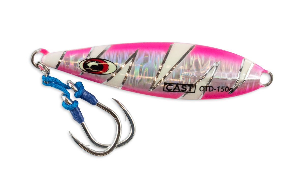 On The Drop - slow pitch jig Double Assist