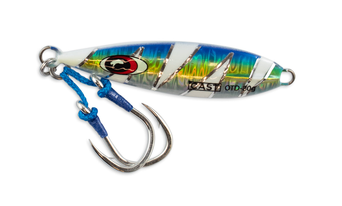 On The Drop - slow pitch jig Double Assist