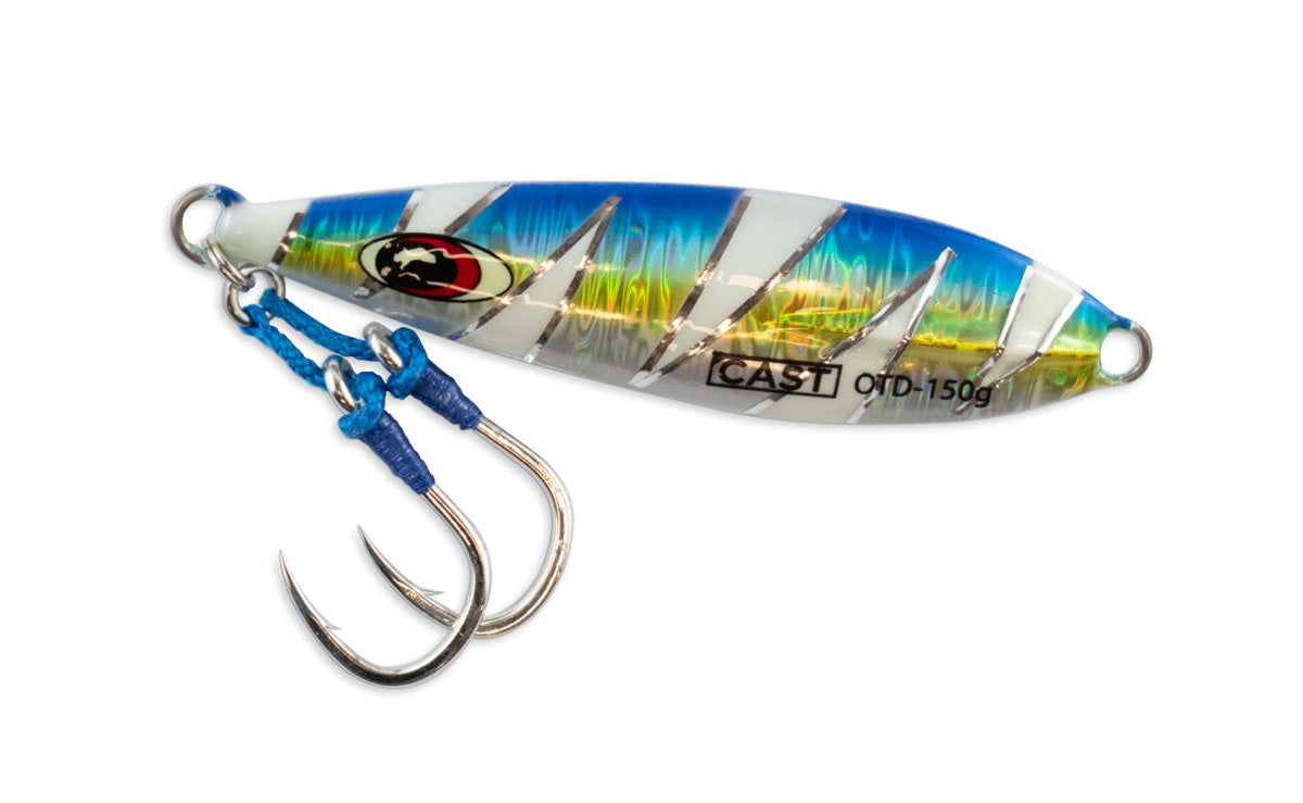 On The Drop - slow pitch jig Double Assist