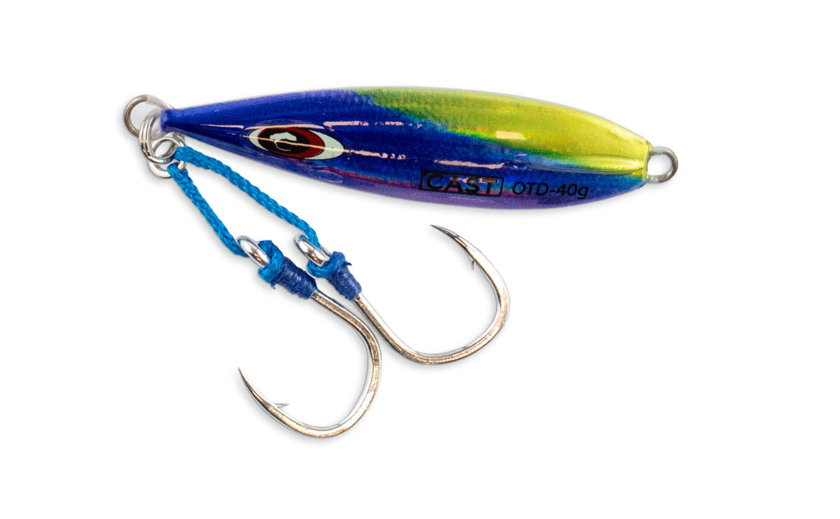 On The Drop - slow pitch jig Double Assist