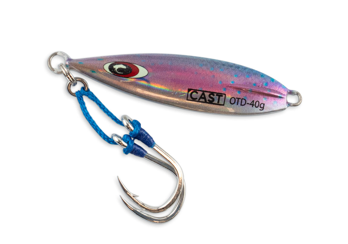 On The Drop - slow pitch jig Double Assist