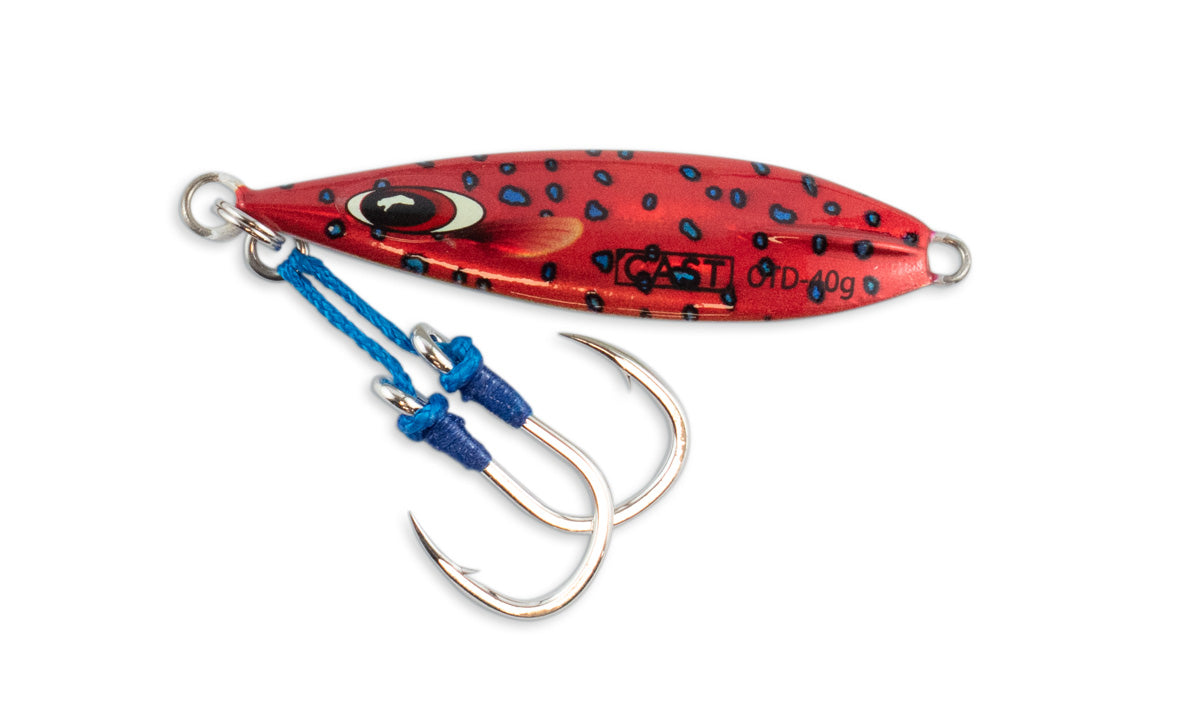 On The Drop - slow pitch jig Double Assist