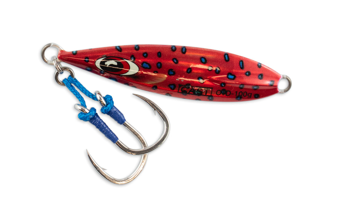 On The Drop - slow pitch jig Double Assist