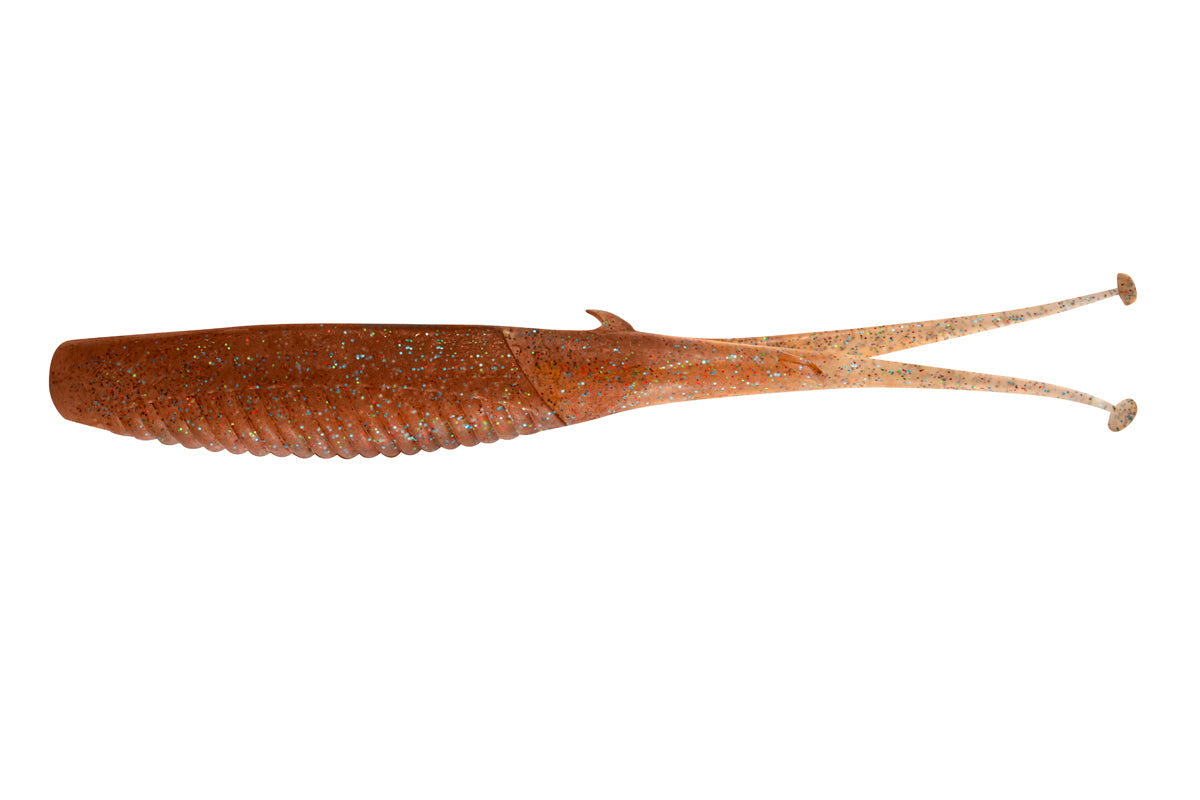 Nomad Design Double Down 3" Jerkshad - 6 Pack - Live Ops - Bloodworm