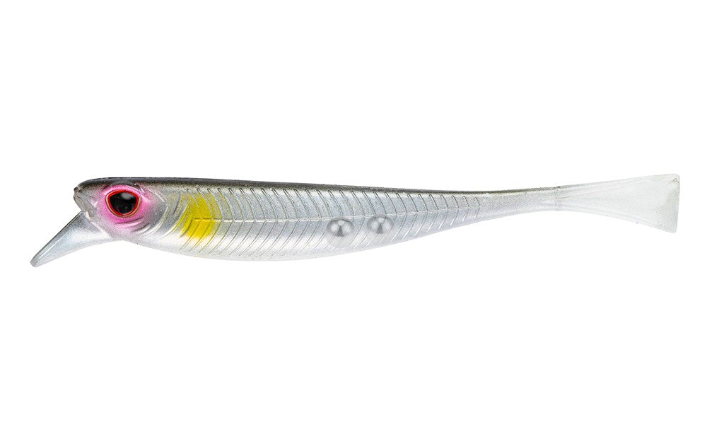 Nomad Design Delta Minnow 4.5" Jerkbait - 4 Pack - Live Ops - Silver Shad