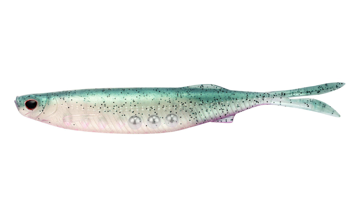 Nomad Design Fallout Minnow 4.25" - 4 Pack - Live Ops - Green Wakasagi