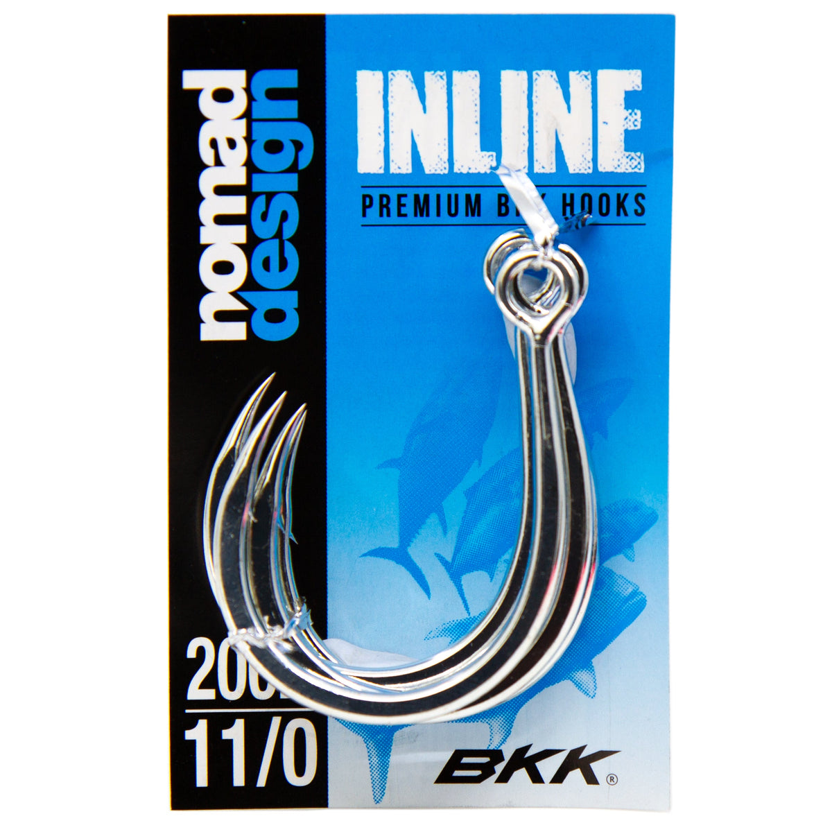 Nomad Design Inline Eye Single Hooks - 11/0