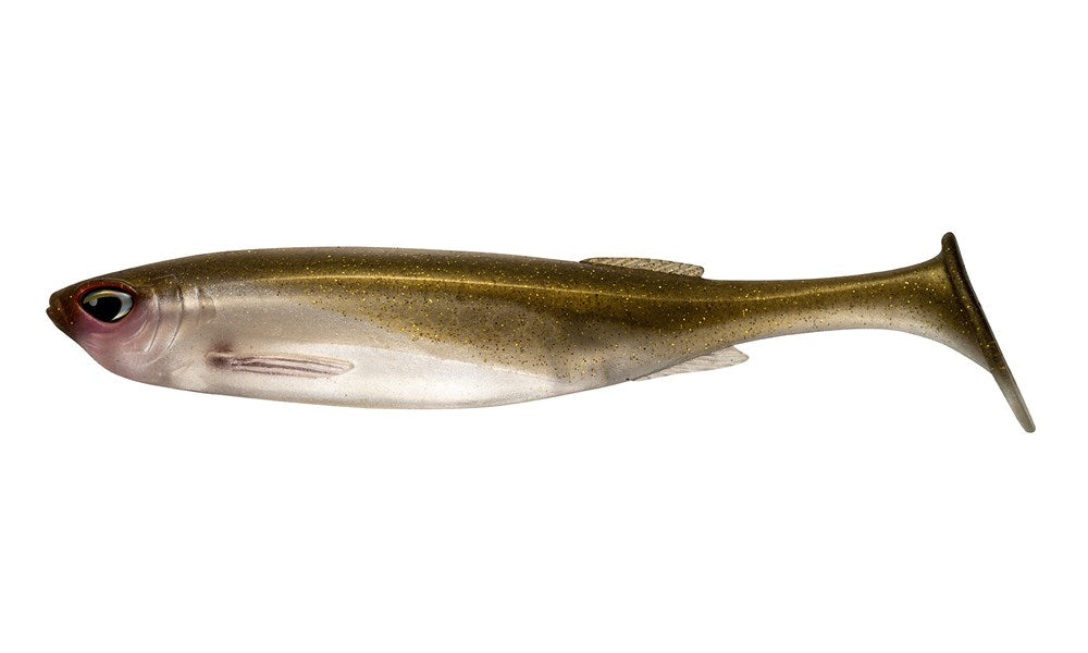Nomad Design Maniax Unrigged 6" Swimbait - 2 Pack - Live Ops - Gold Bullet