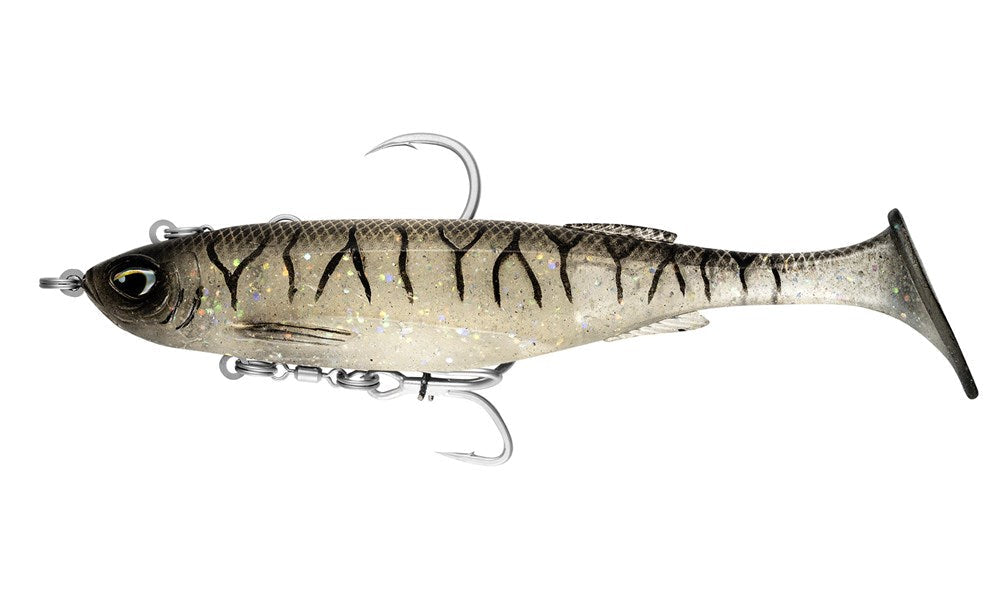 Nomad Design Maniax Rigged 8" Swimbait - Live Ops - Melting mullet