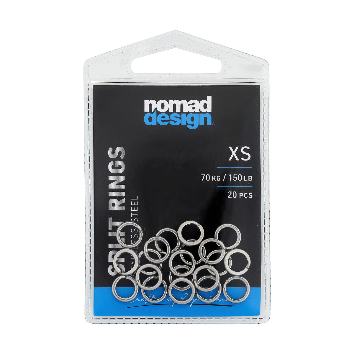 Nomad Design Split Rings Stainless Steel - X Small