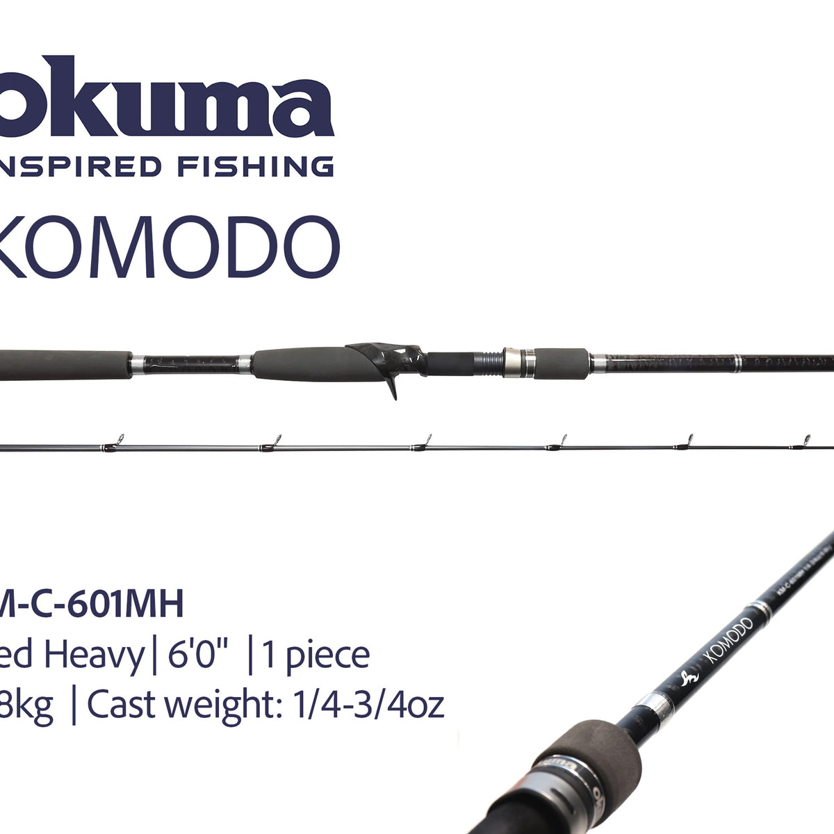 Okuma Komodo Baitcast Rods – Tackle World
