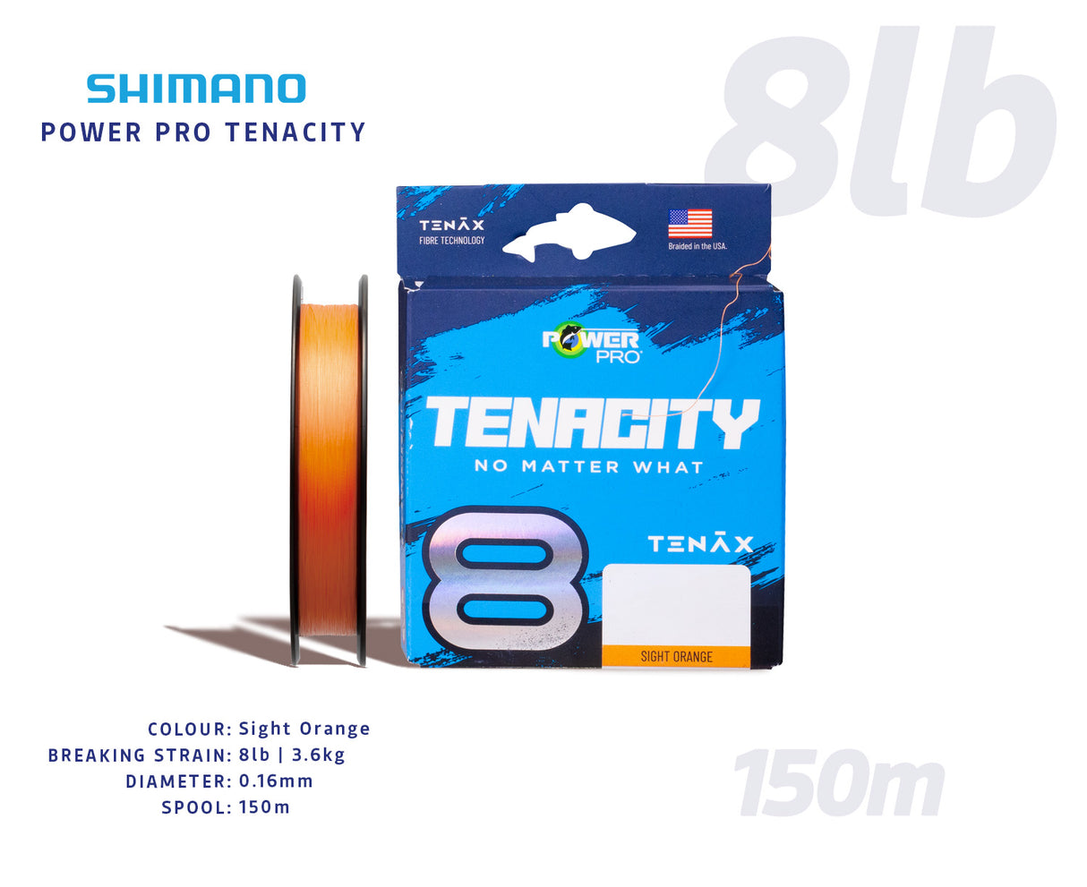 Power Pro Tenacity 150m Sight Orange