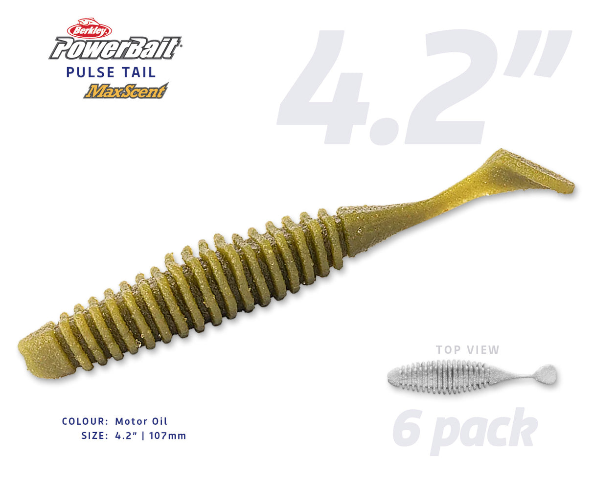 Powerbait MaxScent Pulse Tail 4.2 inch