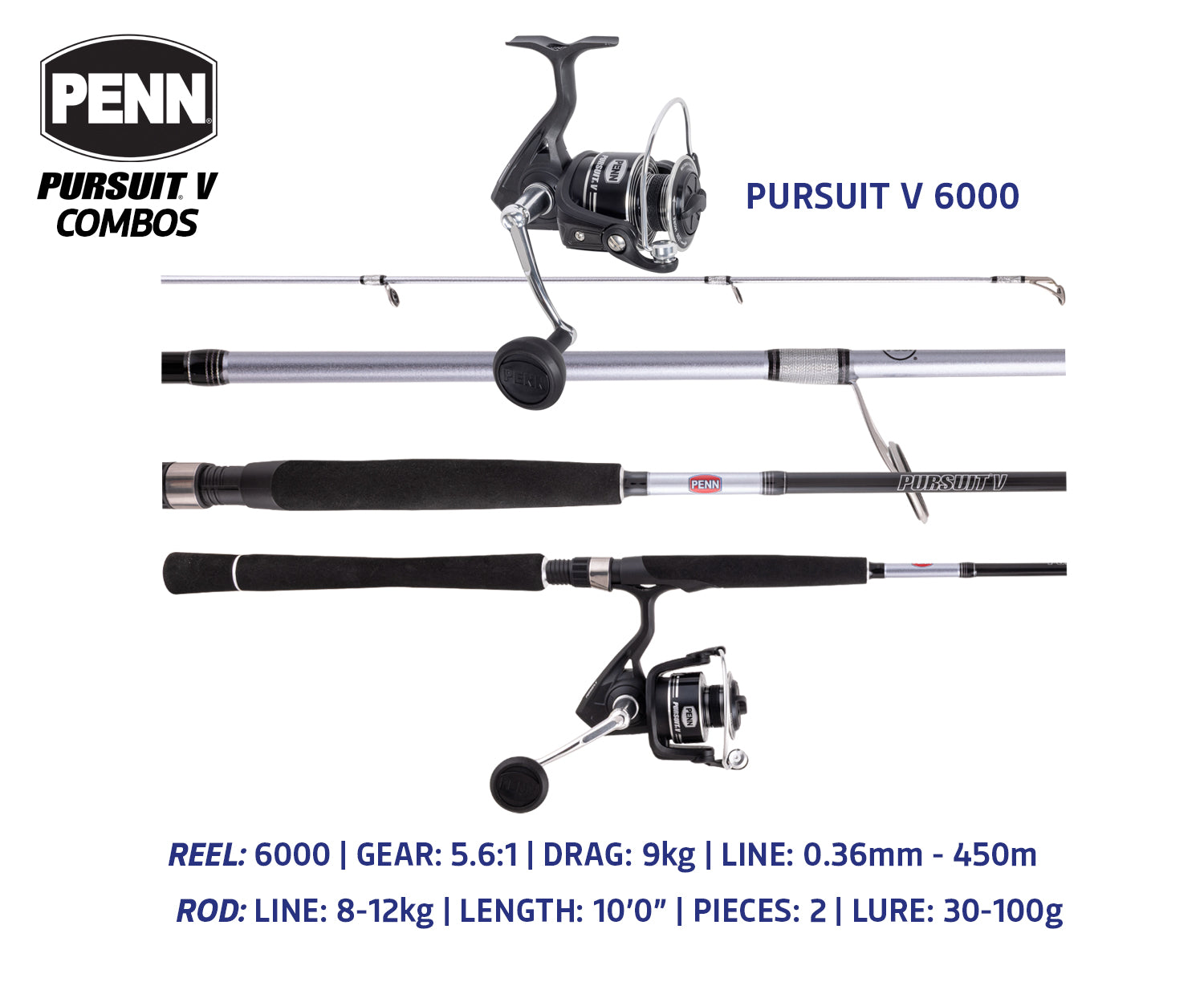 PENN Pusuit V Combos
