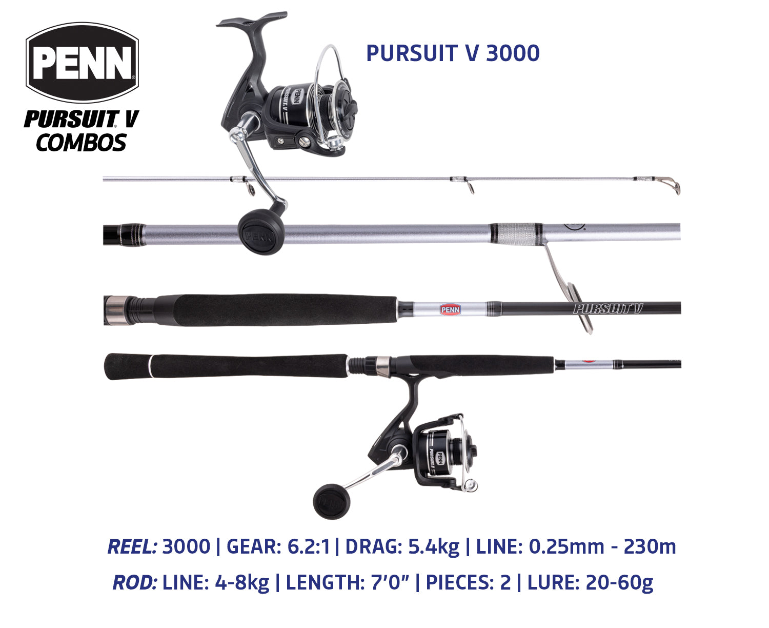 PENN Pusuit V Combos
