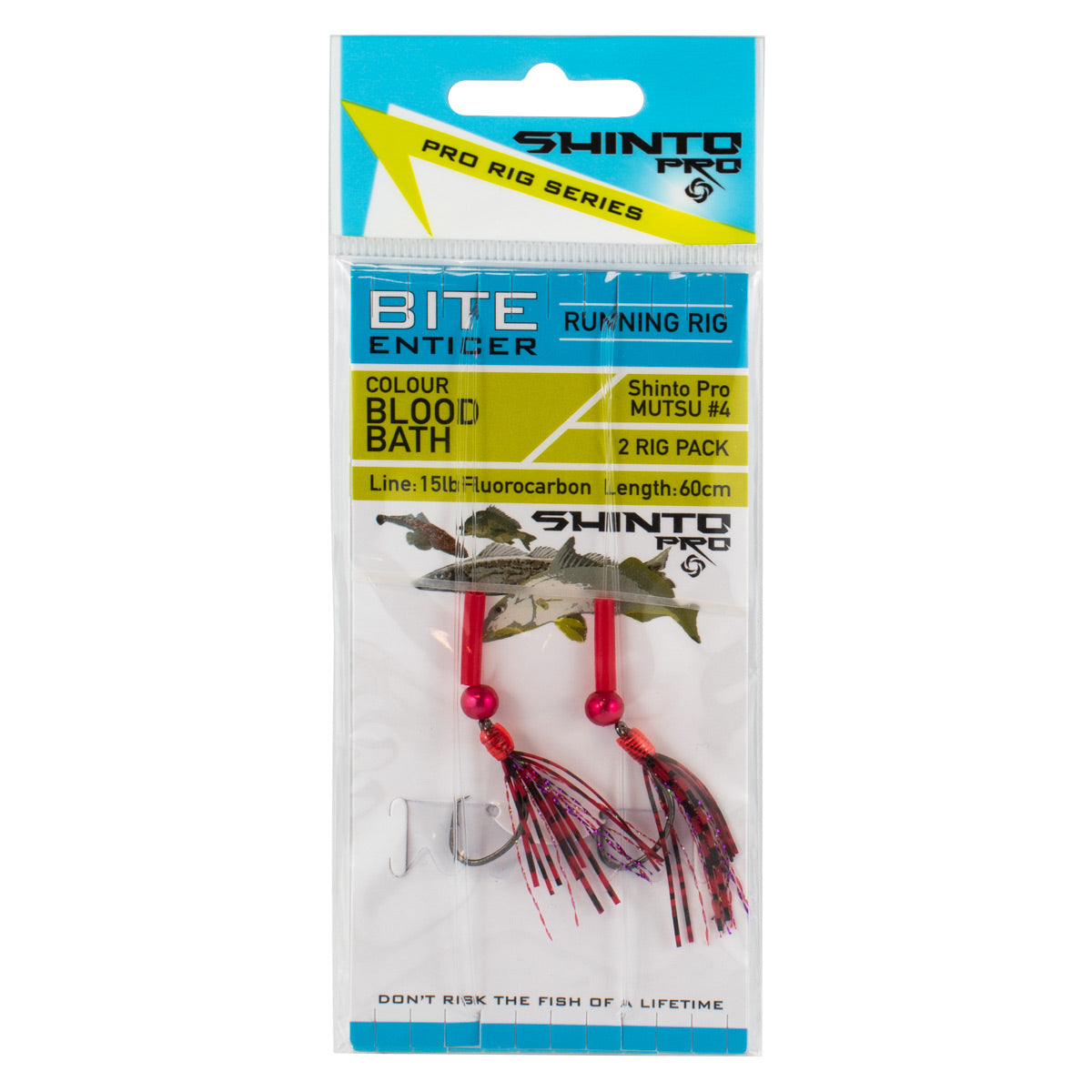 Shinto Pro Bite Enticer Running Mutsu Rig 2pk