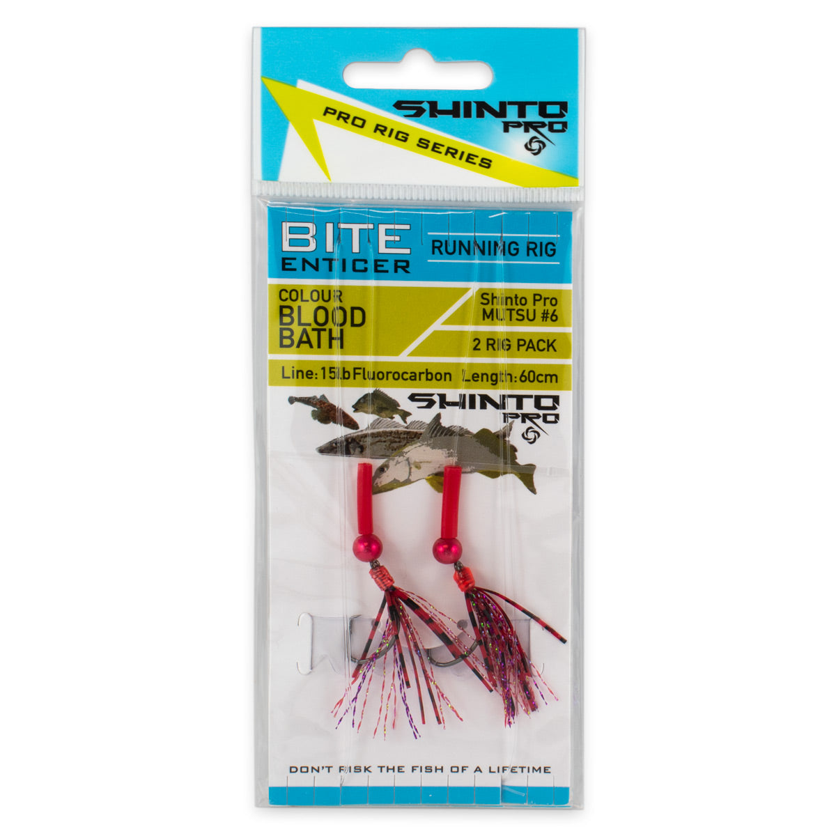 Shinto Pro Bite Enticer Running Mutsu Rig 2pk
