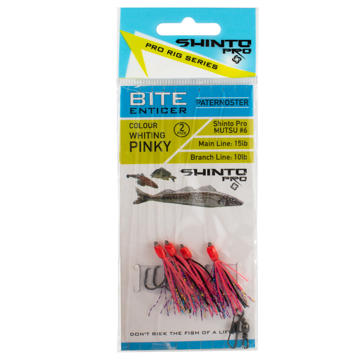 Shinto Pro Bite Enticer Paternoster Mutsu Rig 2pk