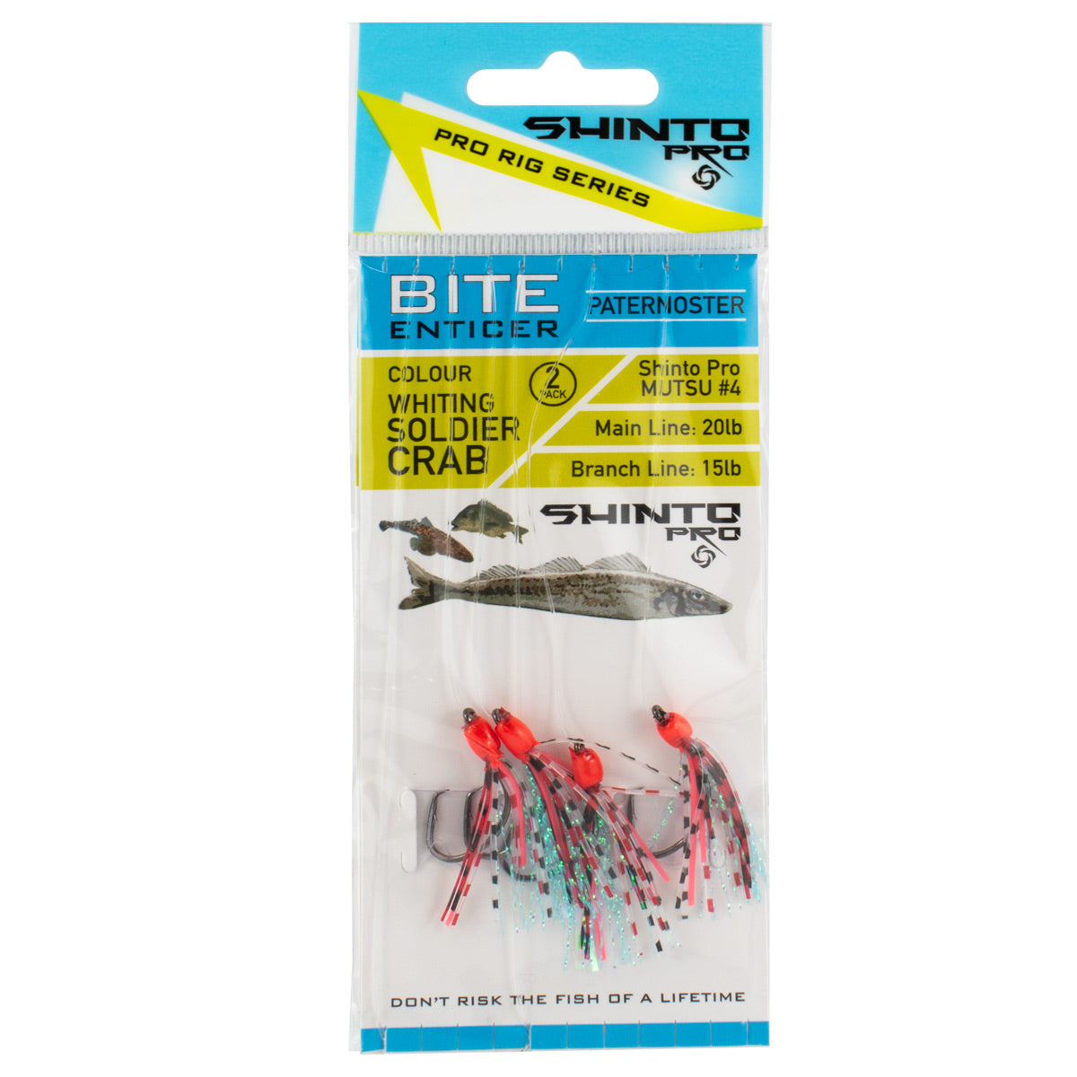 Shinto Pro Bite Enticer Paternoster Mutsu Rig 2pk
