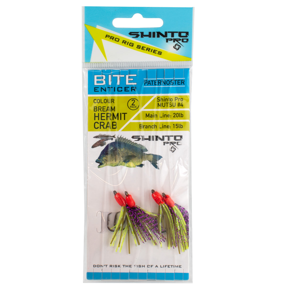 Shinto Pro Bite Enticer Paternoster Mutsu Rig 2pk