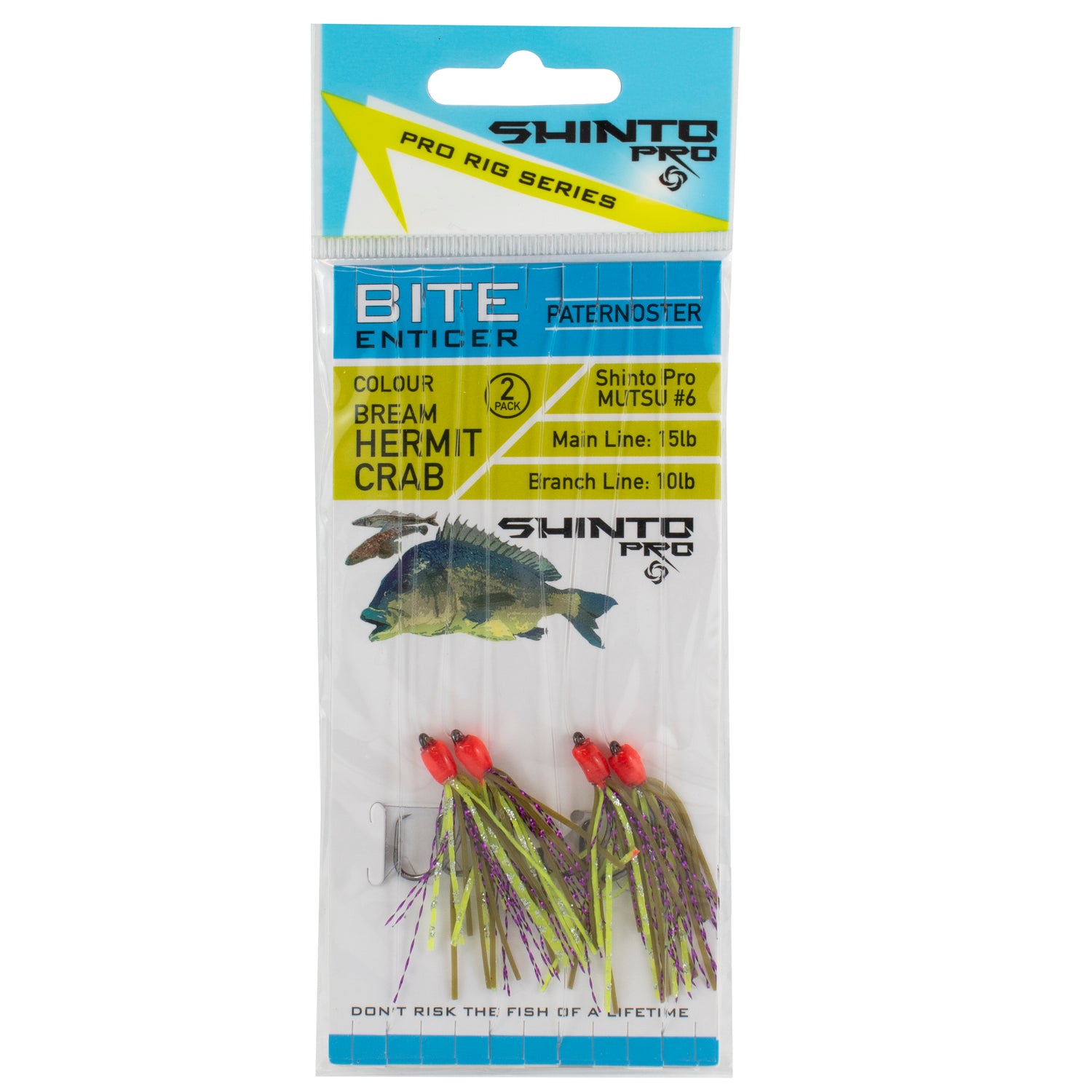 Shinto Pro Bite Enticer Paternoster Mutsu Rig 2pk