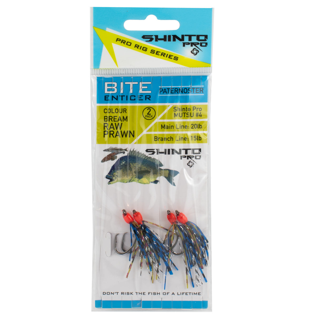 Shinto Pro Bite Enticer Paternoster Mutsu Rig 2pk