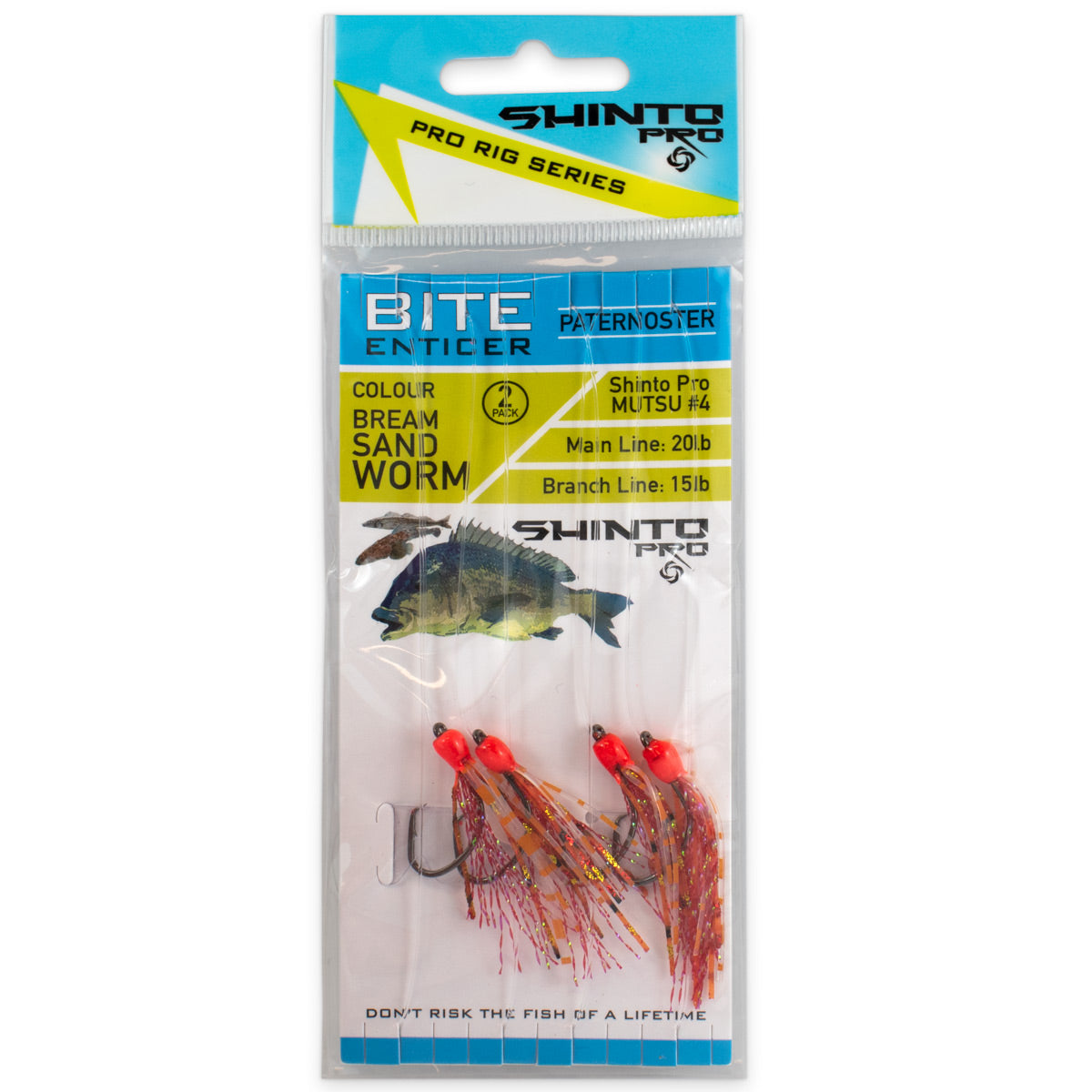 Shinto Pro Bite Enticer Paternoster Mutsu Rig 2pk