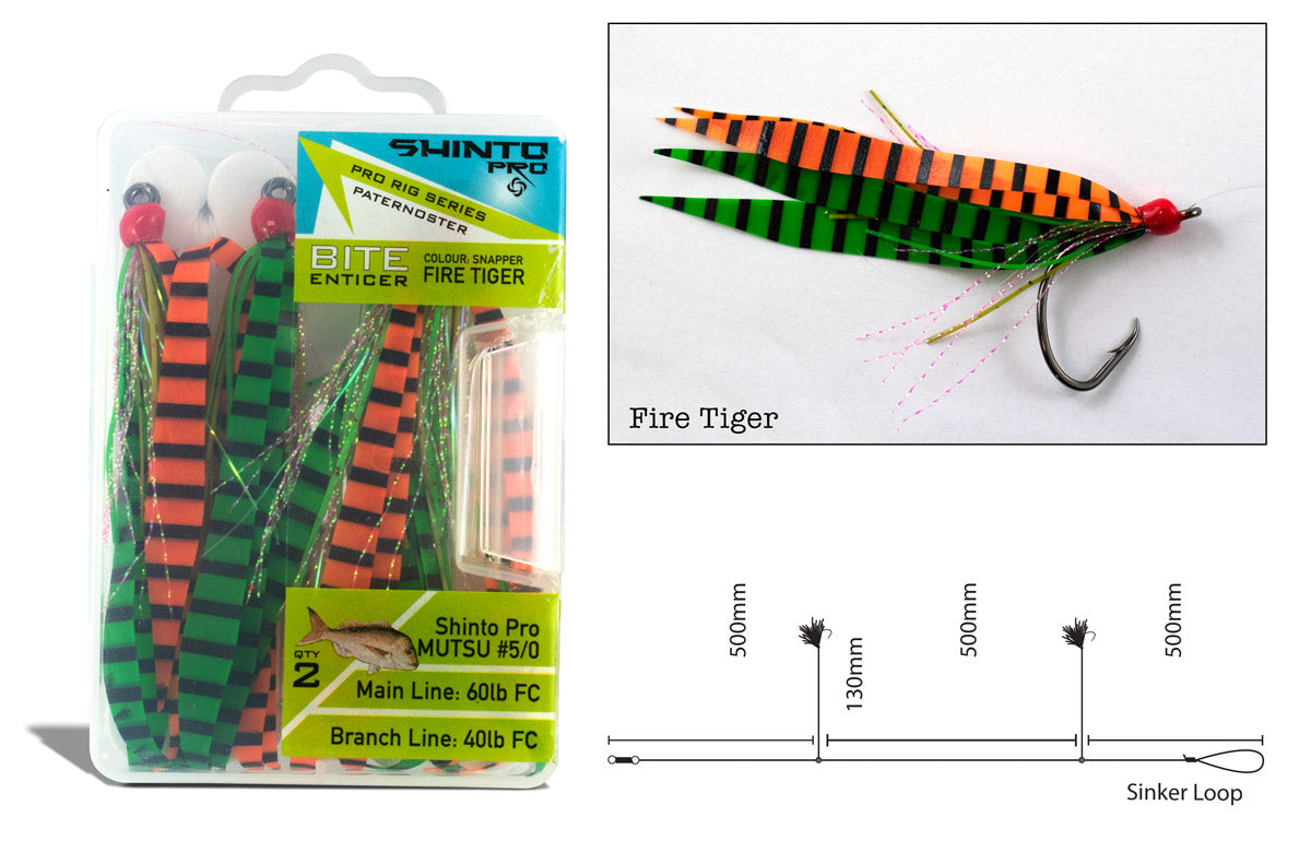 Bite Enticer Mutsu Paternoster Rigs #5/0 & #7/0