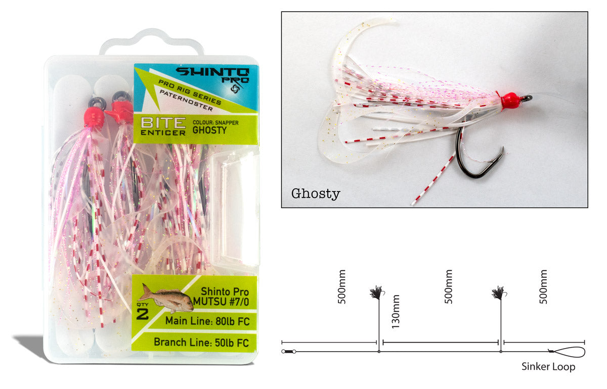 Bite Enticer Mutsu Paternoster Rigs #5/0 & #7/0