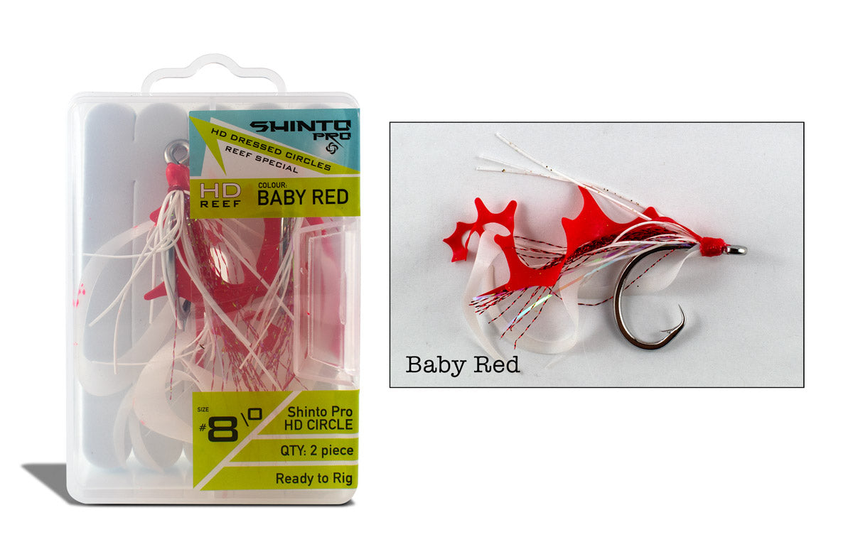 Shinto Pro Dressed Circle Reef Hook 2/pack