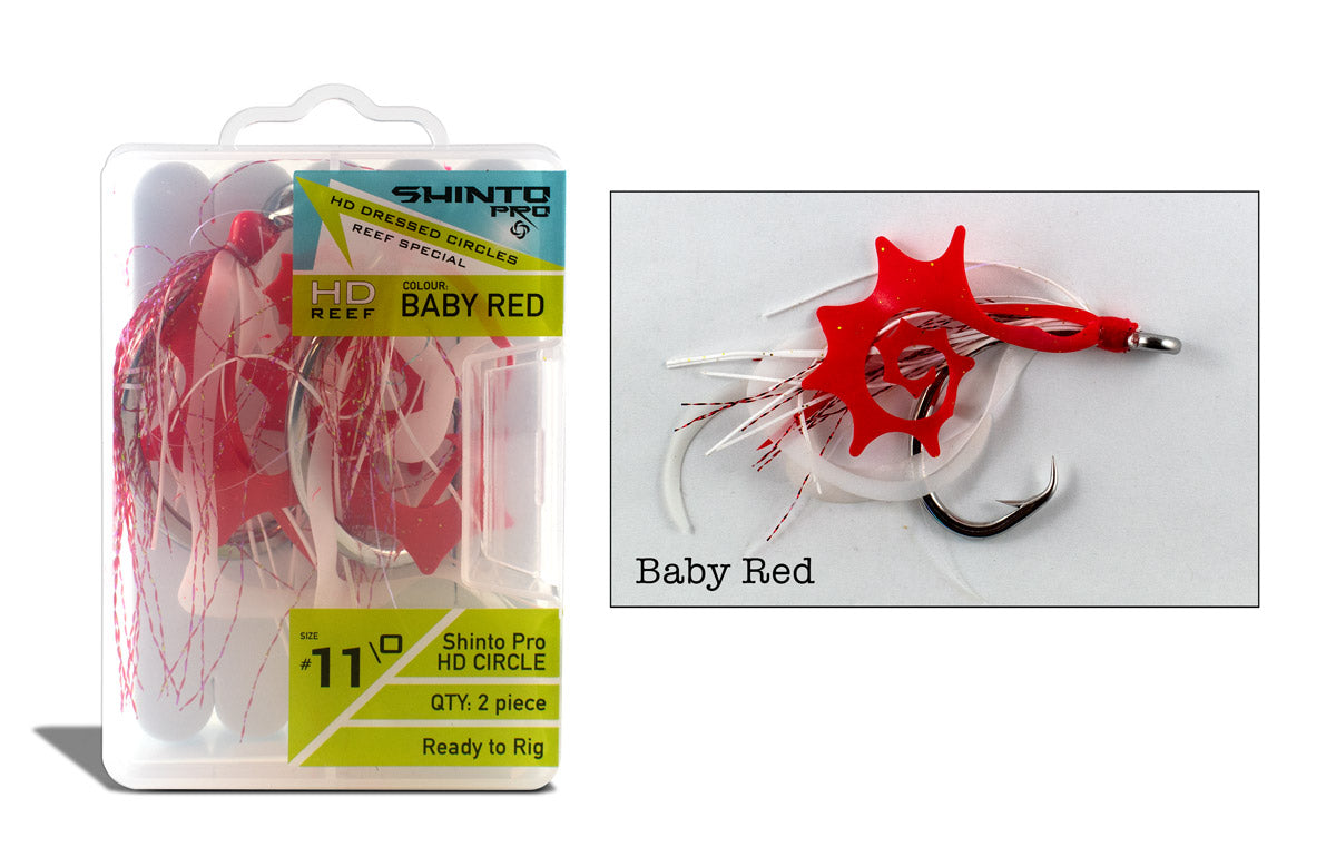 Shinto Pro Dressed Circle Reef Hook 2/pack