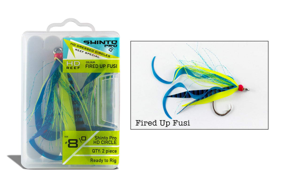 Shinto Pro Dressed Circle Reef Hook 2/pack