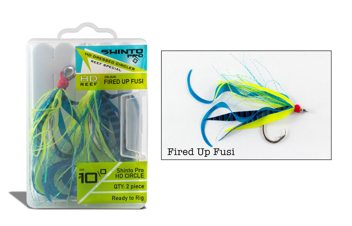 Shinto Pro Dressed Circle Reef Hook 2/pack