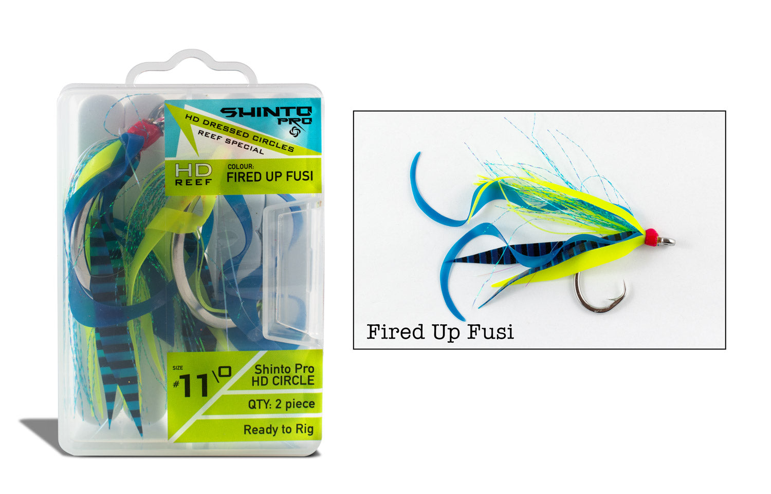 Shinto Pro Dressed Circle Reef Hook 2/pack