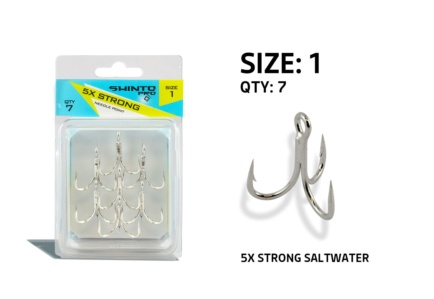 Shinto Pro 5X Strong Saltwater Trebles