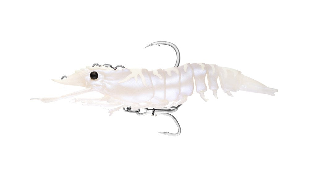 Nomad Design Sumo Shrimp Rigged 5" - Live Ops - White Glow