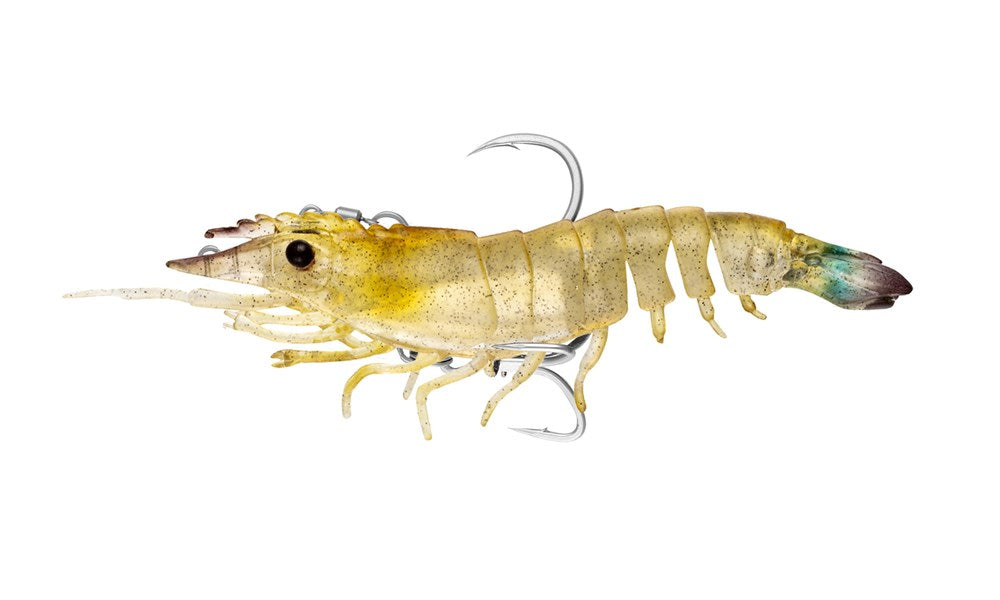 Nomad Design Sumo Shrimp Rigged 6.5" - Live Ops - Fried Banana