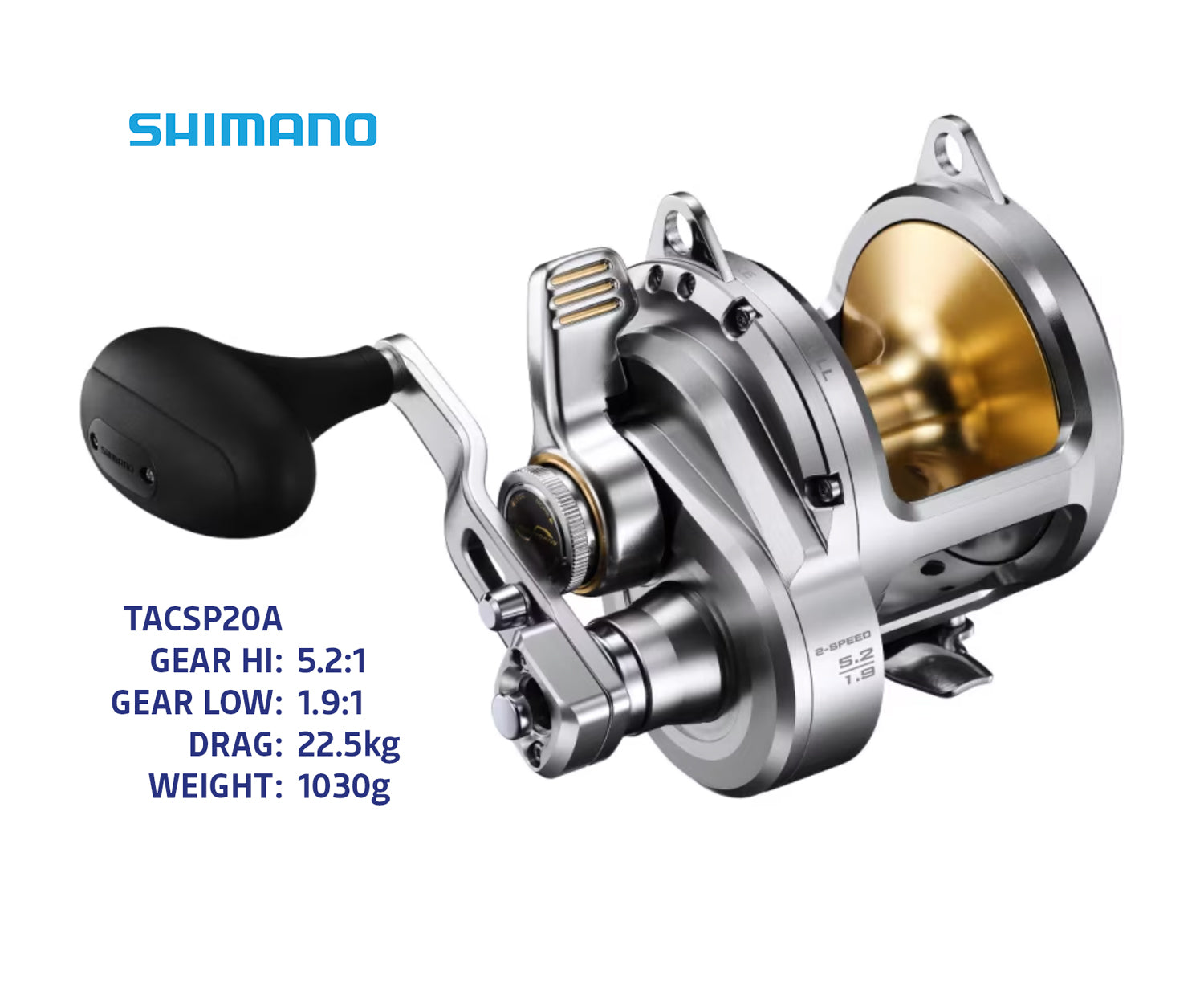 Shimano Talica 2 Speed Overhead Fishing Reels