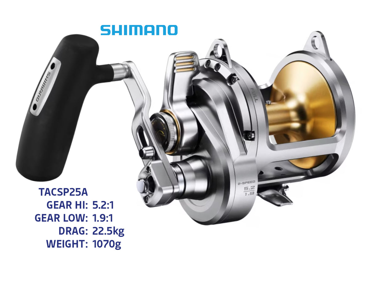 Shimano Talica 2 Speed Overhead Fishing Reels